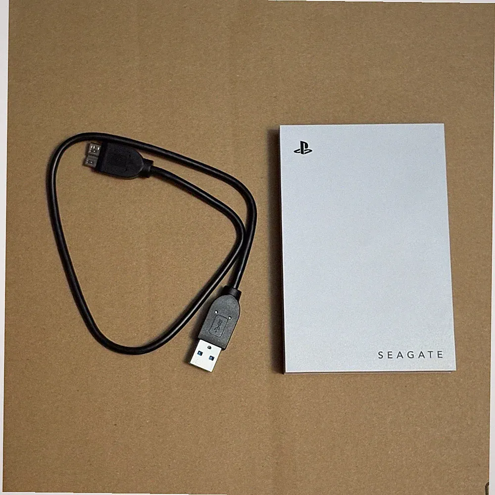 Seagate 2TB White External Hard Drive USB 3.0 for PlayStation 5 Console