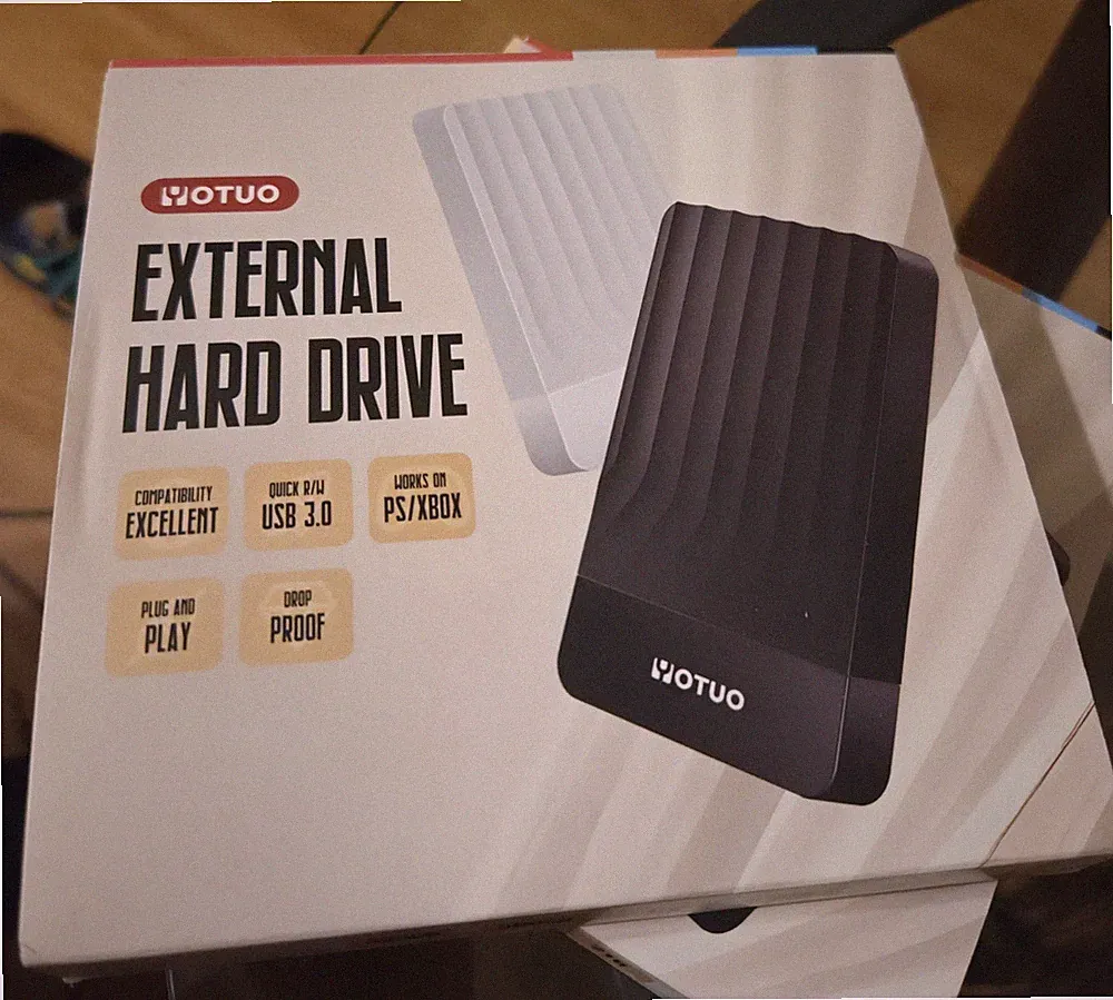 Yotuo Portable External Hard Drive 500GB PS4/PS5/XBox 360/Xbox USB 3.0